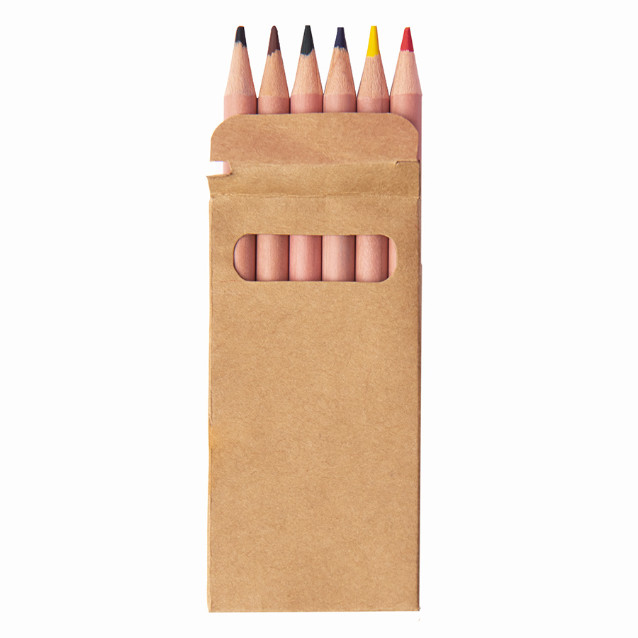 Цветные карандаши мини TINY,6 цветов