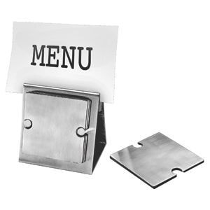 Подставки под кружку/стакан "Dinner" 6 штук  и держатель для меню;10,5х7,8х10,5 см;8,3х8,3х0,2см