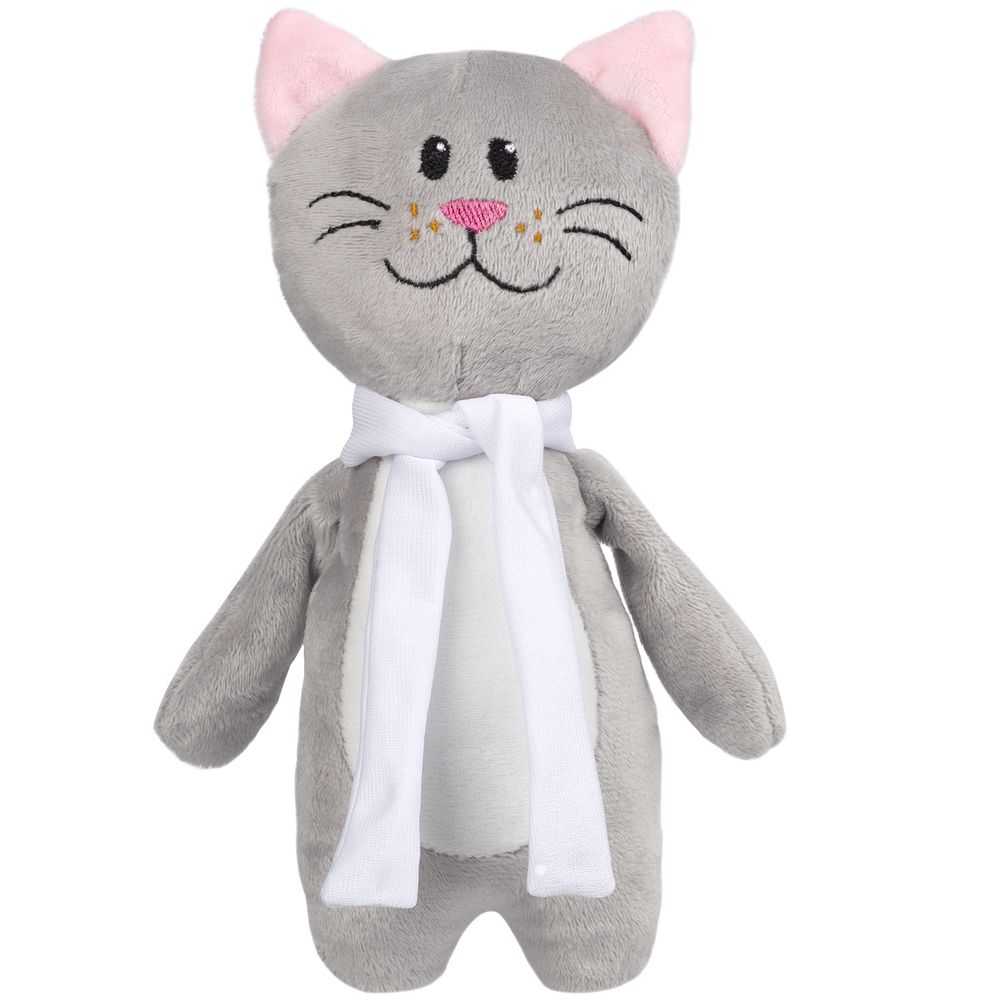 Мягкая игрушка Beastie Toys, котик с шарфом