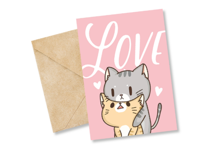 Открытка №7 Love