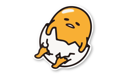 Стикер с лаком №82  Gudetama