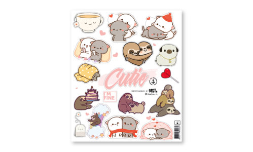 Стикерпак №1 Cutie