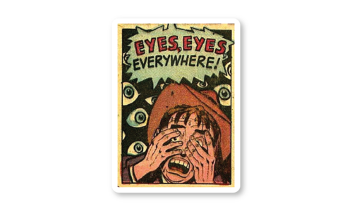 Стикер матовый №49 Eyes