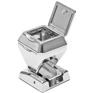 Пепельница "ПЕРСТЕНЬ"; 3,4х3,4х4,9 см; металл