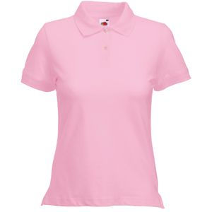 Поло "Lady-Fit Polo", светло-розовый, 97% х/б, 3% эластан, 220 г/м2