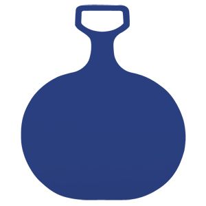 Ледянка "С ветерком!"; синий; 33х42х0,5 см; пластик