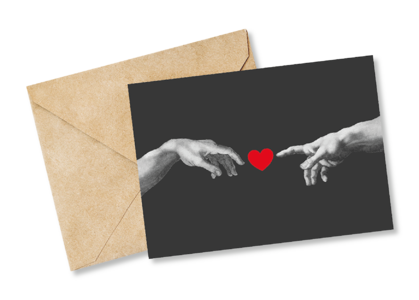 Открытка №12 Сотворение сердечка