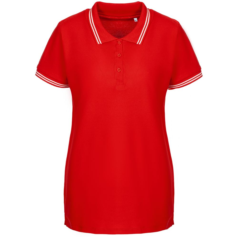 Рубашка поло женская Virma Stripes Lady, красная