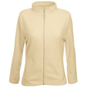 Толстовка "Lady-Fit Micro Jacket", бежевый, 100% п/э, 250 г/м2