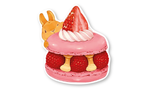 Стикер матовый №78 Зайчик