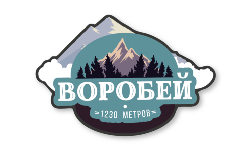 Стикер матовый №92 Воробей