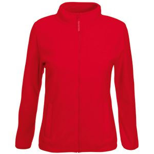 Толстовка "Lady-Fit Full Zip Fleece", красный, 100% п/э, 250 г/м2