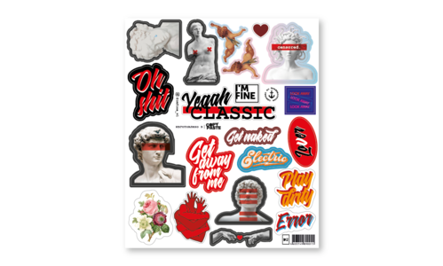 Стикерпак с лаком №2 Classic