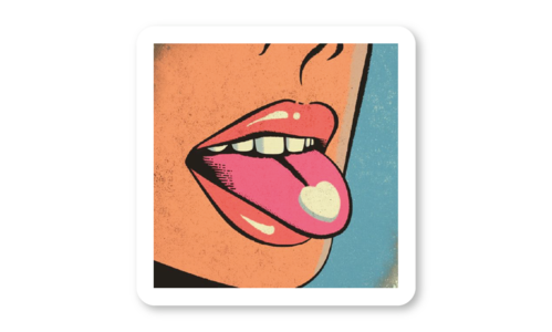 Стикер матовый №54 Любовь