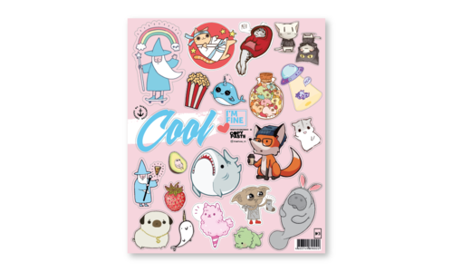 Стикерпак с лаком №3 Сool