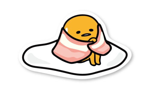Стикер с лаком №81 Gudetama