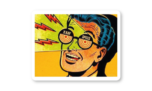 Стикер матовый №55 X-RAY