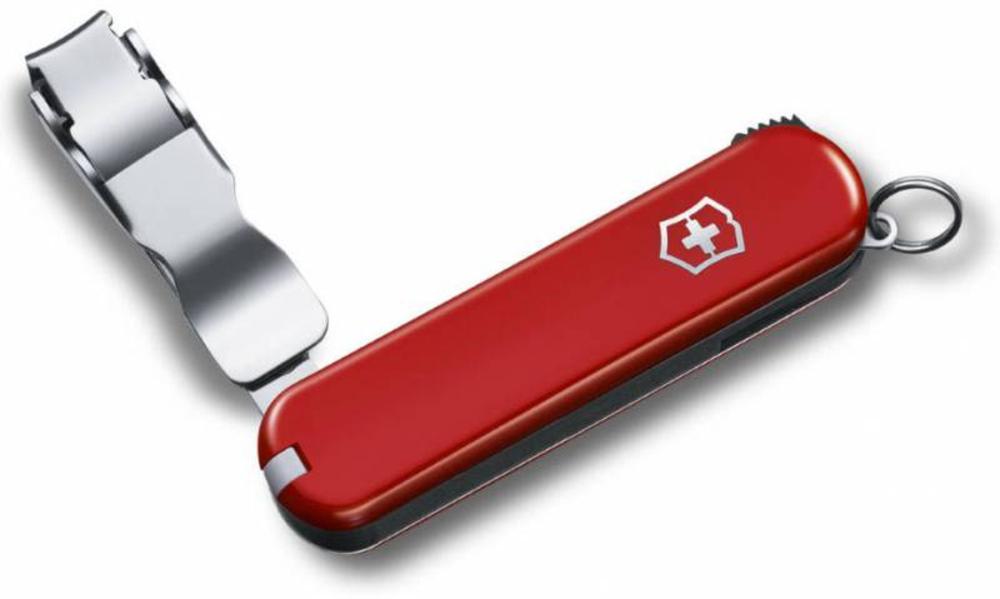 Нож-брелок Nail Clip 582, красный
