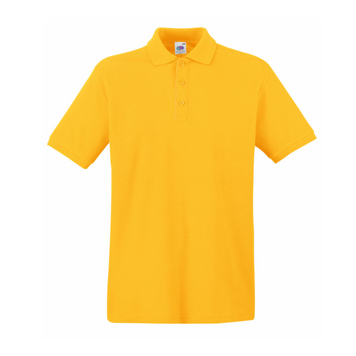 Поло "Premium Polo", солнечно-желтый, 100% х/б, 180 г/м2