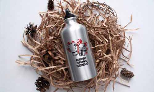 Фляга "Выбираю перчатки правильно"