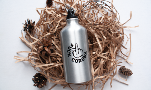 Фляга "F**k corona"