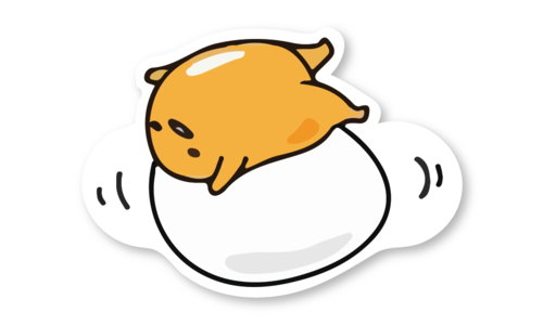 Стикер с лаком №80 Gudetama