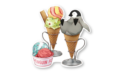 Стикер матовый №76 Пингвинчик